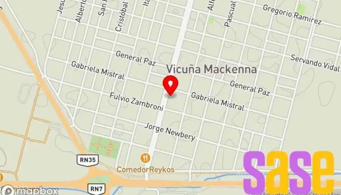 mapa de 220 materiales electricos Tienda de electricidad en Vicuña Mackenna