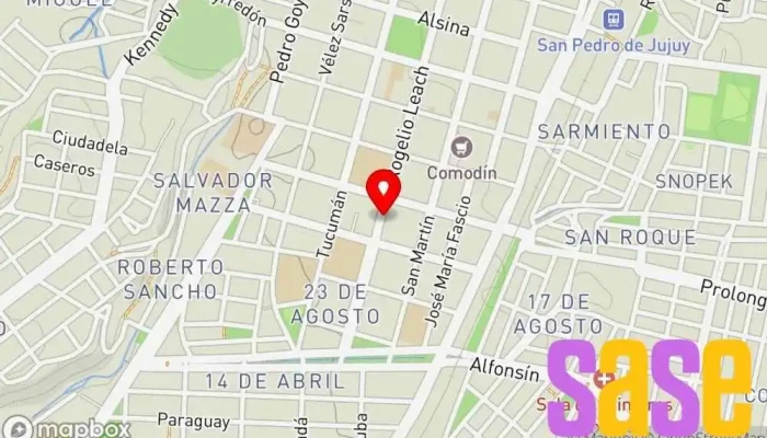 mapa de ABBY FERRETERIA ELECTRICIDAD Y SANITARIOS Tienda de herramientas en San Pedro de Jujuy