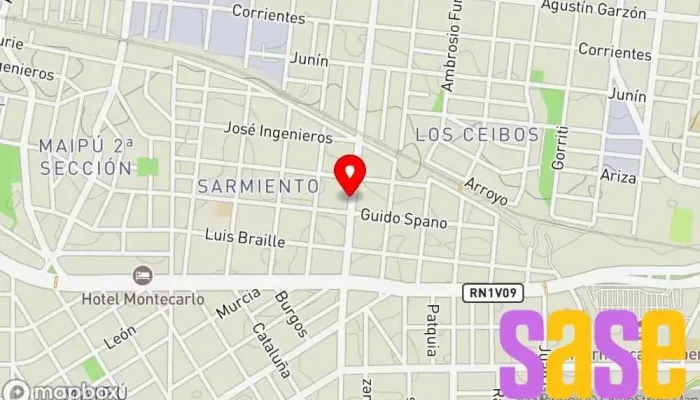 mapa de ABC Electric Tienda de electricidad en CBV