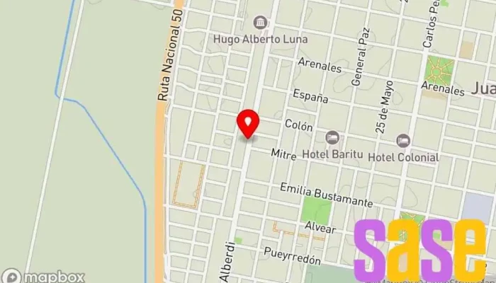 mapa de ABRYBA Electrónica Tienda de electrónica en San Ramon de la Nueva Oran