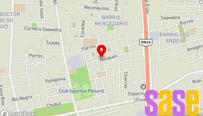 mapa de Adrián electronica automotriz Taller de reparación de automóviles en Chimbas