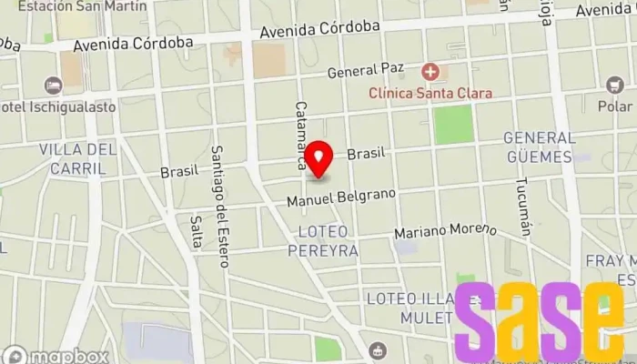 mapa de AG Electrónica  en San Juan