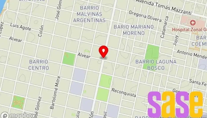 mapa de Aguirre Electricidad Comercio, Electricista, Tienda de herramientas y troqueles en Goya