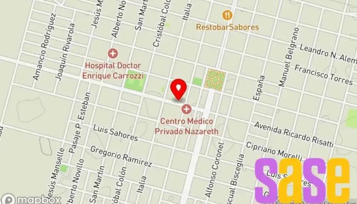 mapa de AJ ELECTROTECNIA  en Vicuña Mackenna