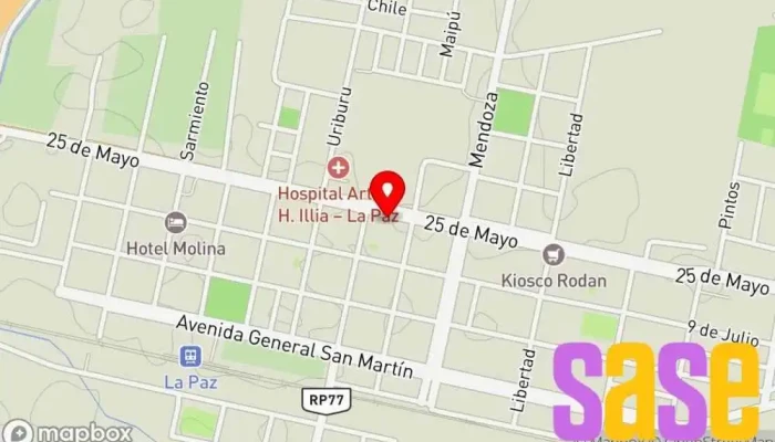 mapa de Aldimar electricidad  en La Paz