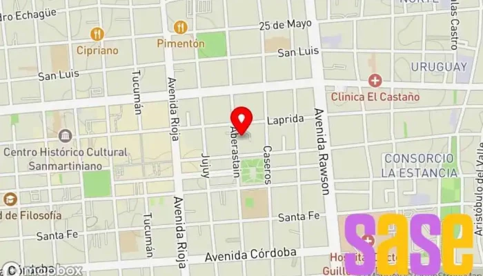 mapa de ALEGIO de AS Electrónica S.R.L. Tienda de artículos para el hogar, Tienda de informática en San Juan
