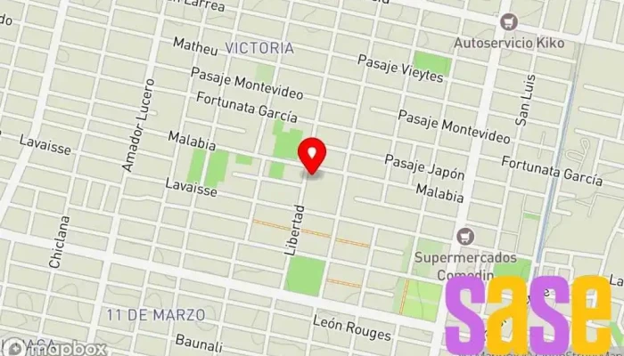 mapa de ALELH ELECTROINSUMOS Tienda de electrónica en San Miguel de Tucumán