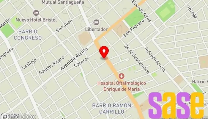 mapa de Alma de Radio Espea1 Emisora de radio en Santiago del Estero