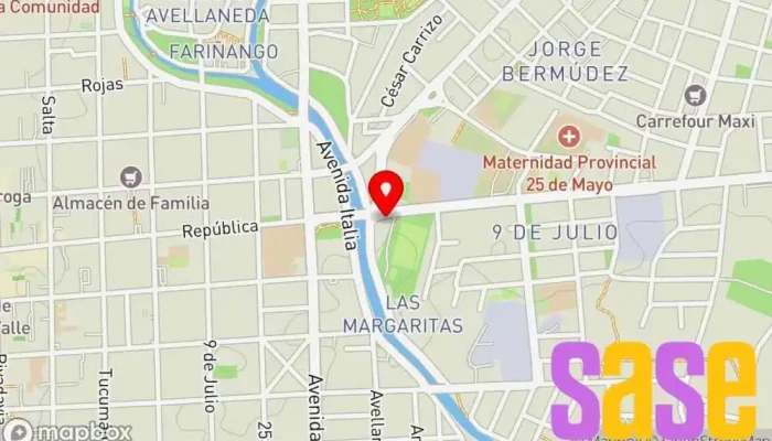 mapa de Alta Tensión  en San Fernando del Valle de Catamarca
