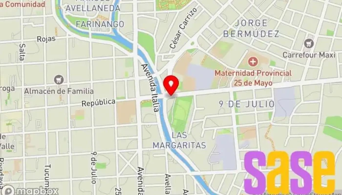 mapa de Alta Tension  en San Fernando del Valle de Catamarca