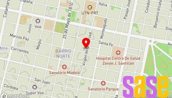 mapa de AltoVoltaje Tienda de electricidad en San Miguel de Tucumán