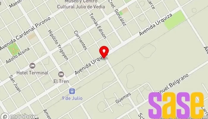 mapa de Anca Electricidad del Automovil Tienda de baterías para automóvil, Reparaciones en 9 de Julio