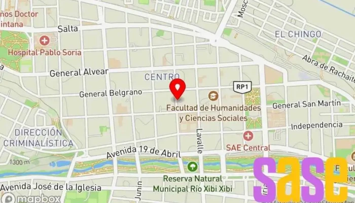 mapa de Años Luz Horizonte Tienda de componentes electrónicos en San Salvador de Jujuy