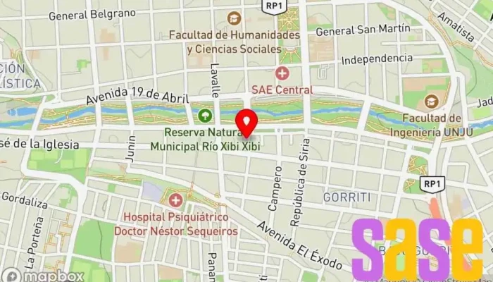 mapa de Años Luz Iluminación Tienda de iluminación en San Salvador de Jujuy
