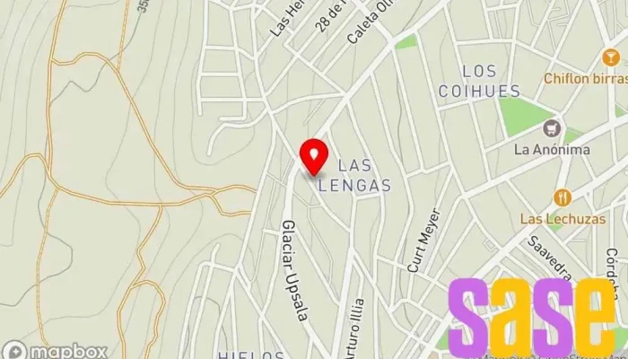 mapa de Antenas Video Visión Cadena de televisión en Río Turbio