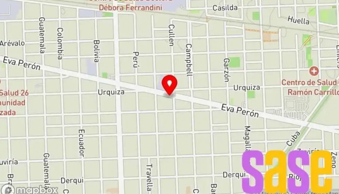 mapa de Aquiles Electricidad Iluminacion Tienda de electricidad en Rosario