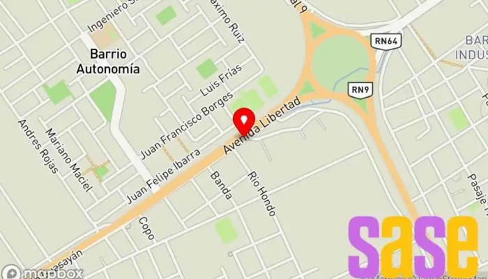 mapa de ARE Electricidad Tienda de electrónica en Santiago del Estero