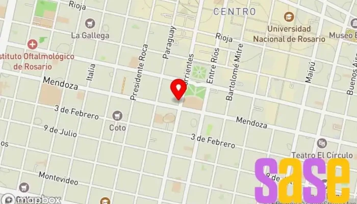 mapa de Argelec Centro Tienda de electricidad, Tienda de iluminación en Rosario