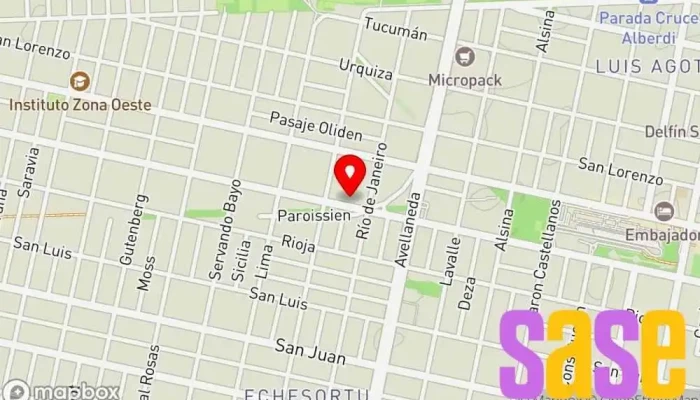 mapa de Argelec S.A | Casa Central Tienda de electricidad, Tienda de electrónica, Mayorista en Rosario