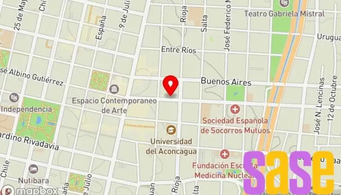 mapa de ART ELECTRÓNICA Proveedor de sistemas de seguridad, Tienda de alarmas antirrobo, Tienda de motores eléctricos en Mendoza