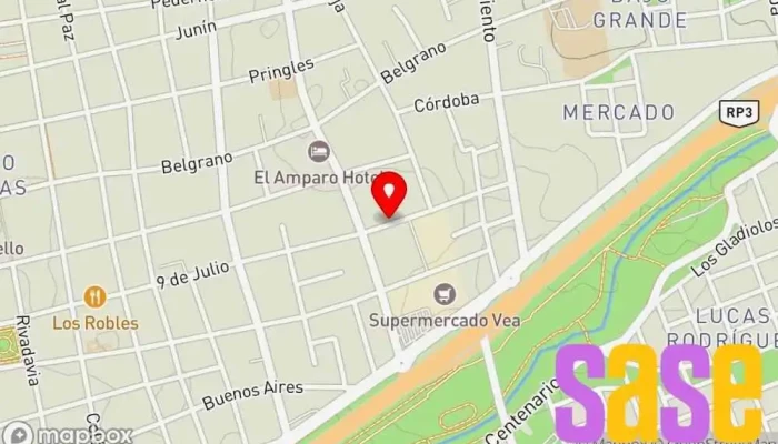 mapa de ASELEC SRL Tienda de electricidad en San Luis