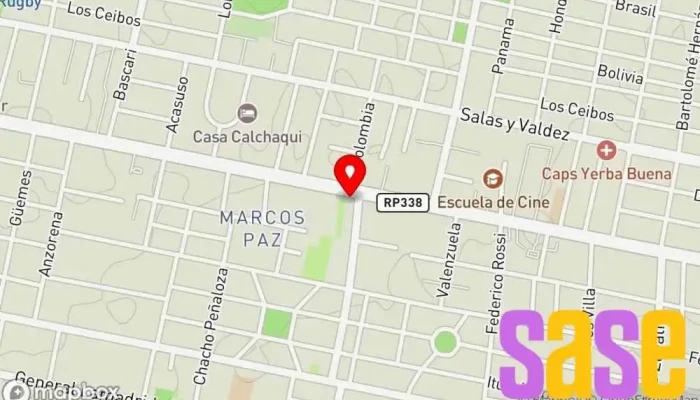 mapa de ASPEN TUCUMAN 93.1 FM Emisora de radio en Yerba Buena