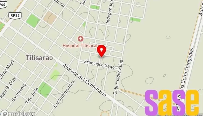 mapa de Atomo Conviene TILISARAO. Tienda de alimentación en Tilisarao
