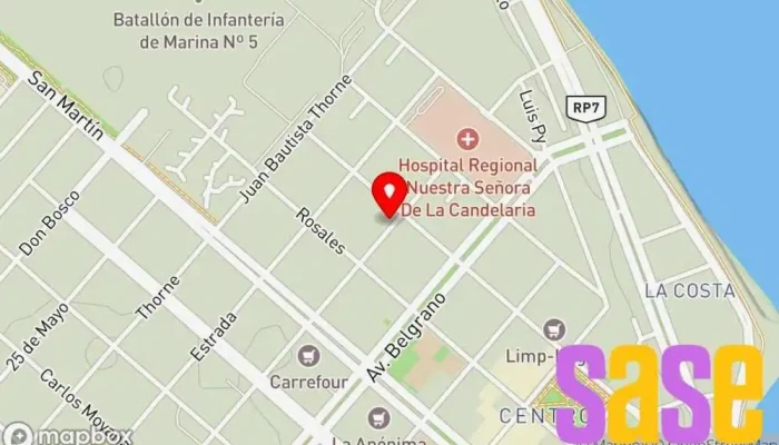 mapa de Austral Electricidad Tienda de electricidad en Río Grande