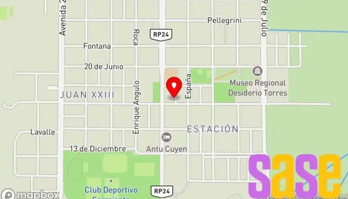 mapa de Balum Electric Proveedor de sistemas de seguridad, Tienda de informática en Sarmiento