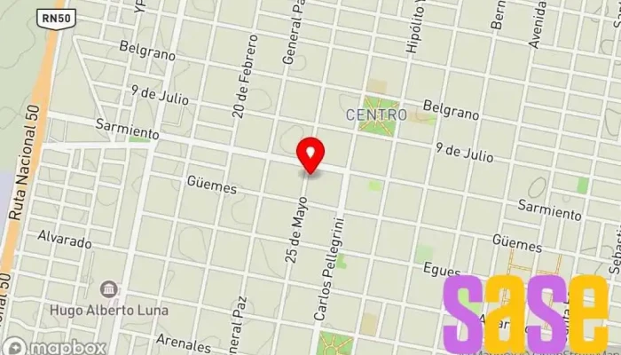 mapa de BATERIAS FEMA Tienda de electrónica en San Ramon de la Nueva Oran