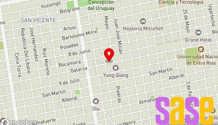 mapa de Bienvenidos a Electrans | Electrans Reparaciones Establecimiento de reparación de artículos electrónicos en Concepción del Uruguay