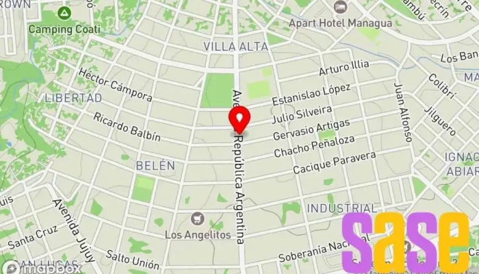 mapa de Big Lar Materiales Electricos Tienda de electricidad, Ingeniero eléctrico en Puerto Iguazú
