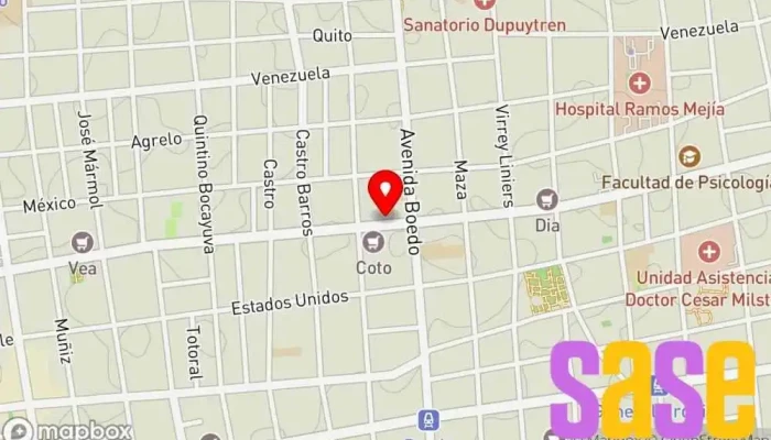mapa de Boedo Luz Tienda de iluminación en Cdad. Autónoma de Buenos Aires