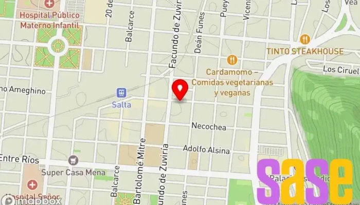 mapa de Borigen Betzel Tienda de electricidad, Consultora informática, Servicio de reparación de ordenadores, Tienda de informática, Tienda de electrónica en Salta