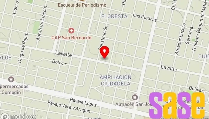 mapa de Bosch Car Service - SOSA - SERVICIOS PARA EL AUTOMOTOR Taller de reparación de automóviles, Tienda de repuestos para automóviles, Servicios de empresa a empresa, Taller de automóviles en San Miguel de Tucumán