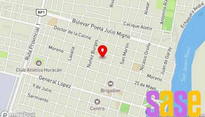 mapa de Cable Vídeo San Javier SRL Empresa de medios de comunicación en San Javier