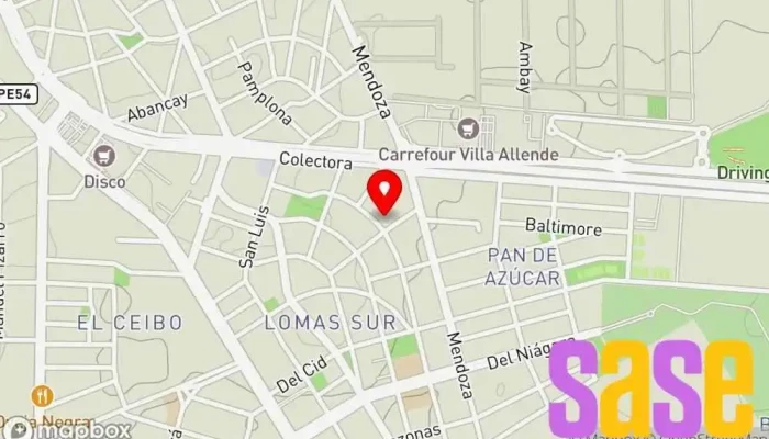 mapa de Cablinco Comercio en Villa Allende