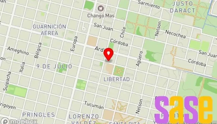mapa de Cadena Alternativa 100.1 FM Emisora de radio en Villa Mercedes