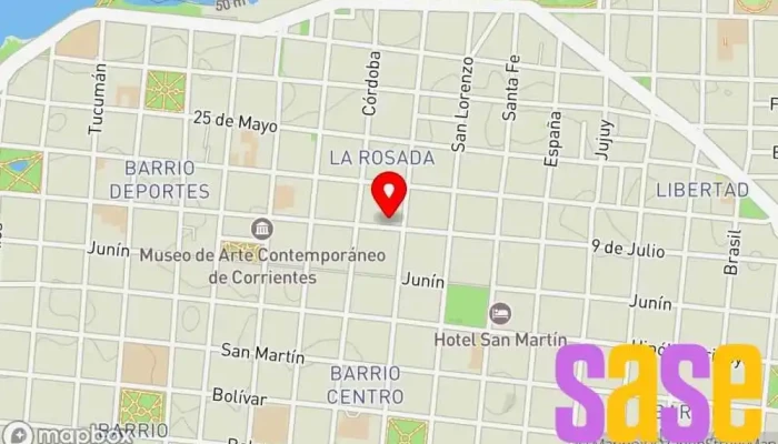 mapa de Cadena Provincial de Radiodifusores Emisora de radio en Corrientes