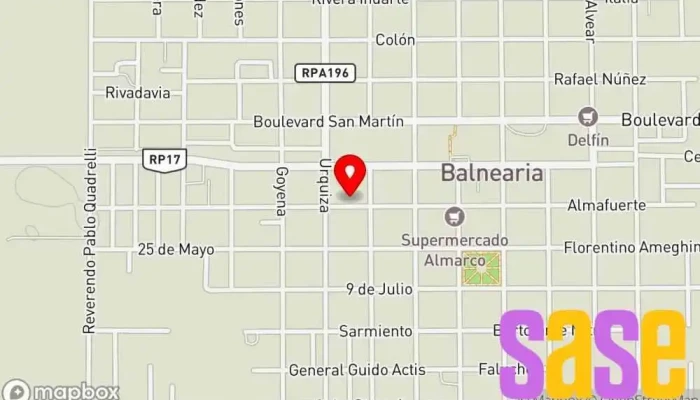 mapa de Cagliero reparación Servicio de reparación de lámparas en Balnearia