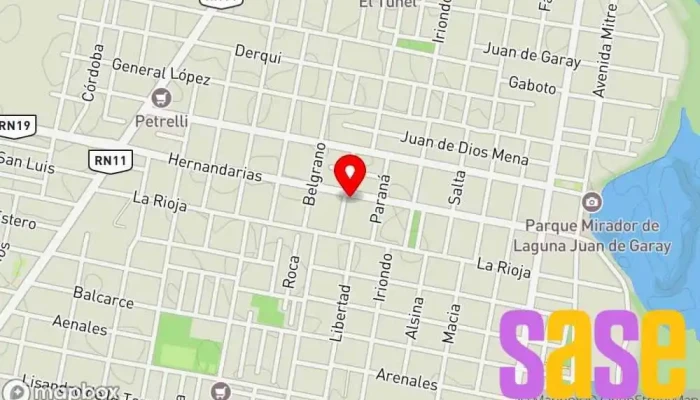 mapa de Cano Electromecanica Taller mecánico en Santo Tomé