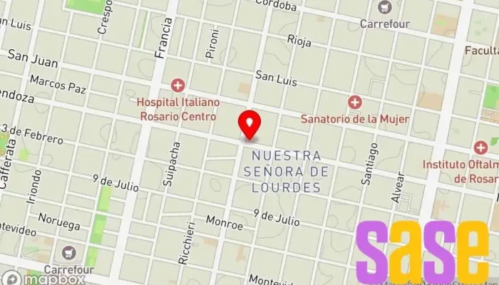 mapa de cape INGENIERÍA Soporte y servicios informáticos, Tienda de electricidad, Telecomunicaciones en Rosario