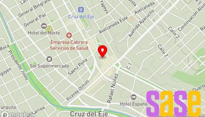 mapa de Casa Almar Electro Tienda de electrónica en Cruz del Eje