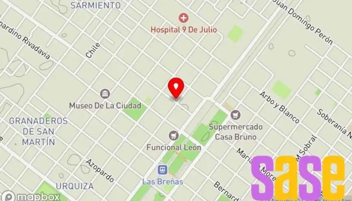 mapa de Casa de electricidad GonzAvila  en Las Breñas