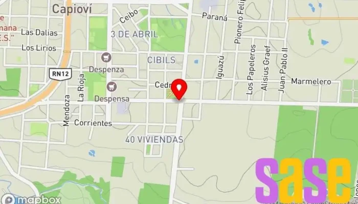 mapa de (Casa de la Cultura) Oficinas de empresa en Capiovi
