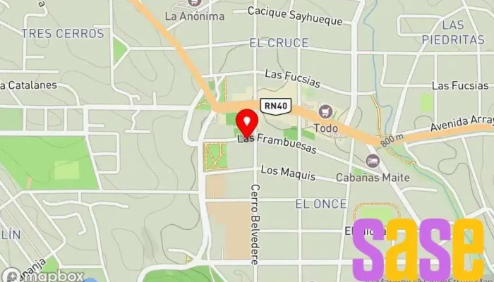 mapa de Casa Elvira Tienda de electrónica en Villa La Angostura