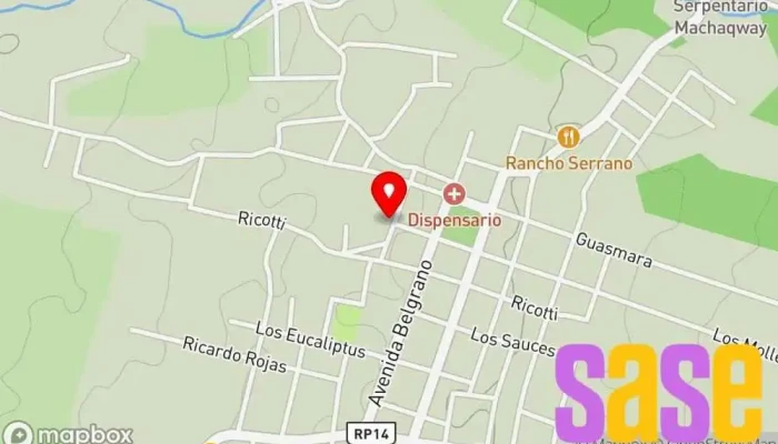 mapa de Casa Faraday Materiales Eléctricos  en Villa de Las Rosas