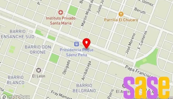 mapa de CASA MEDINA Distribuidora de autopartes electricos Tienda de repuestos para automóviles en Sáenz Peña