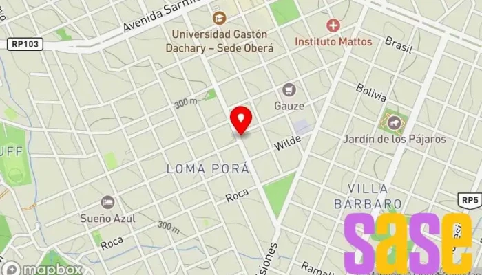 mapa de Casa Tucumán (Electricidad e Iluminación) Tienda de electricidad en Oberá