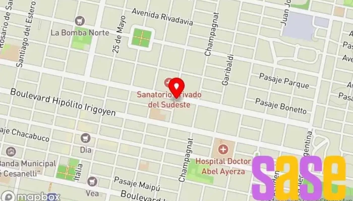 mapa de CASALUZ - Materiales Eléctricos e Iluminación Tienda de electrónica en Marcos Juárez
